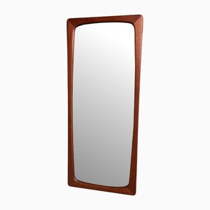 Modernist Rectangular Wall Mirror in Teak, Germany, 1959