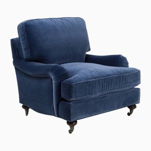 Baxter Armlehnstuhl in Cornflowerblau von Pure White Lines