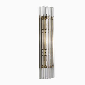 Large Clear Amaro Wall Light from Pure White Lines
