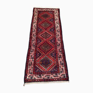 Vintage Hamadan Hand-Knotted Wool Rug