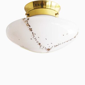 Vintage Murano Glass Flush Mount from Kaiser Idell / Kaiser Leuchten, 1970s