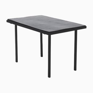 Table d'Appoint ou Table Basse Minimaliste en Acier et Ardoise, 1960s