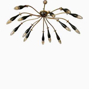 Mid-Century Modern Starburst Ceiling Lamp