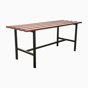 Mid-Century Modern Italian Bench in Teak, 1960s