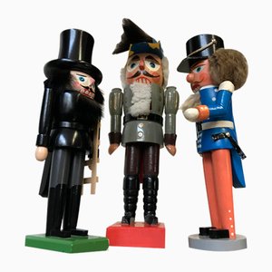 Nutrackers aus Holz, 1970er, 3er Set
