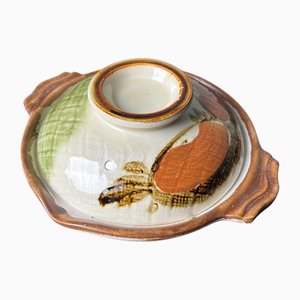 Japanese Donabe Earthenware Cooking Pot, 1960s
