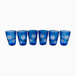 Murano Crystal Glasses by Mariana Iskra, Set of 6