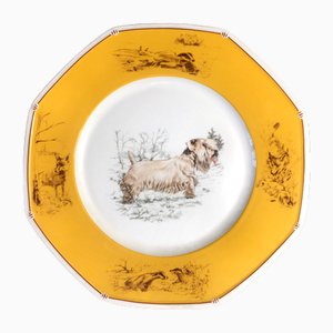 Porcelain Plate by Hermès for Limoges