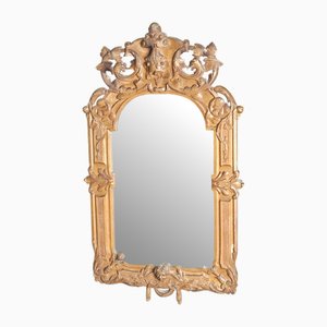Gilt Carved Wooden Mirror, 1900s