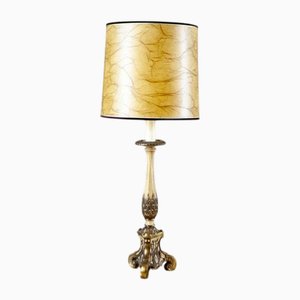 Onyx and Brass Night Light, Late 20th Century