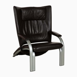 Spot 698 Armchair in Brown Leather from WK Wohnen