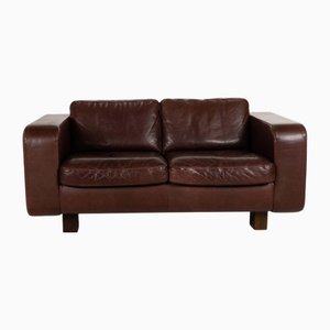 Valentino 2-Seater Sofa in Brown Leather from Machalke
