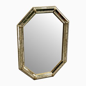 Vintage Spanish Neoclassical Hollywood Regency Wall Mirror, Spain, 1980s