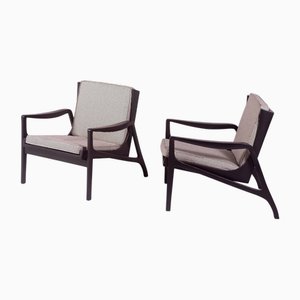 Poltrone Mid-Century moderne, Brasile, anni '60, set di 2