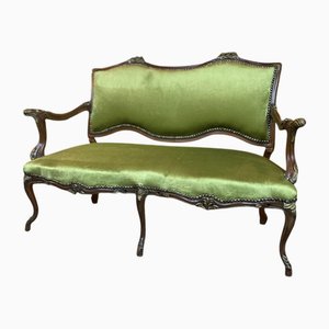 Louis XV Sofa aus geschnitztem Holz