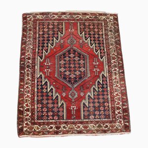 Middle Eastern Red and Blue Rug