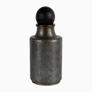Bouteille Décorative en Aluminium Martelé attribuée à Lorenzo Burchiellaro, 1960s
