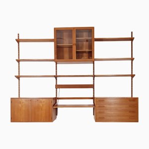 Modulares dänisches Teak Regalsystem von Kai Kristansen für FH Möbel, Dänemark, 1960er
