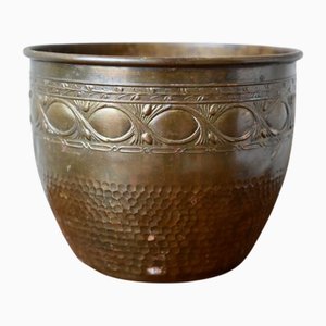 Vintage Bohemian Style Brass Planter