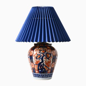 Lámpara de mesa Imari de porcelana, década de 1890