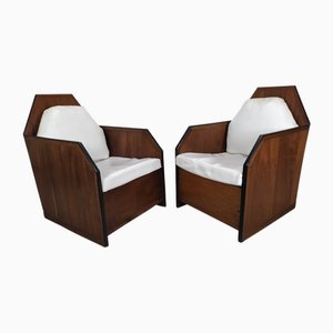 Poltrone Art Deco, anni '30, set di 2