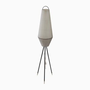 Lampada da terra tripode Mid-Century attribuita ad Aro-Leuchte, Germania. anni '60