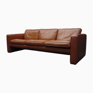 Divano Cubic in pelle di Hans Kaufeld, anni '70
