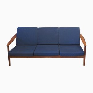 Teak Fd 164 3-Seater Sofa by Arne Vodder for France and Son, 1960s