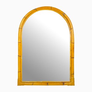 Miroir Mural Mid-Century en Bambou, 1960s