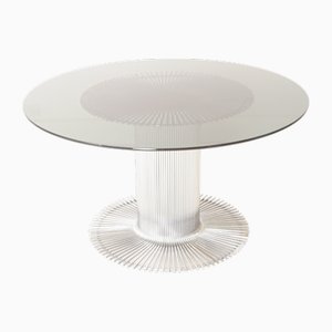 Round Metal Dining Table by Gastone Rinaldi for Rima, 1970s