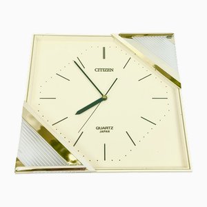 Japanese Postmodern Citizen Wall Clock, 1980s