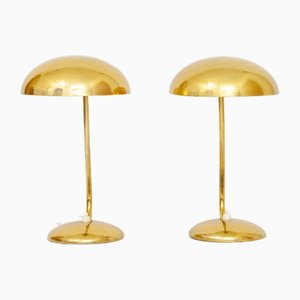 Modell 2433 Tischlampen aus Messing von Valinte, Finnland, 1950er, 2er Set
