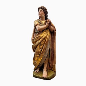 Castilian School Artist after Juan de Anchieta, Saint John the Evangelist, 1580, Carved Wood