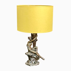 Bronze Table Lamp, Early 20th Century