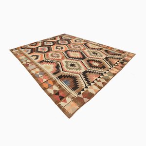Türkischer Vintage Kelim Teppich aus Wolle