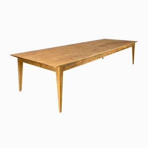 Large Dining Table in Oak, 1890s