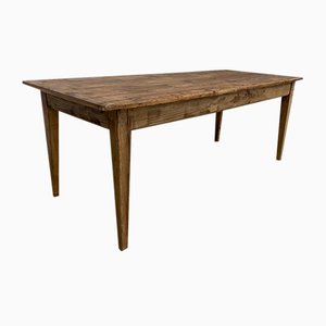 Vintage Pine and Oak Dining Table with Extensions, 1960s