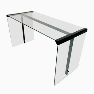 Glas Schreibtisch von Gallotti & Radice, 1970er