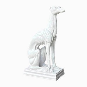 Italian Artist, Greyhound Sculpture, 1960, Ceramic