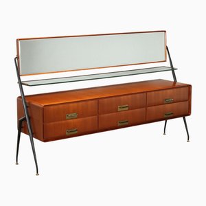 Vintage Kommode mit Spiegel von Silvio Cavatorta, 1960er