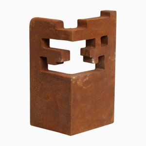After Chillida, Escultura abstracta, años 90, Hierro