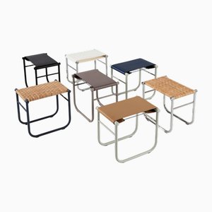 Model 9 Stools by Charlotte Perriand for Cassina, Set of 7
