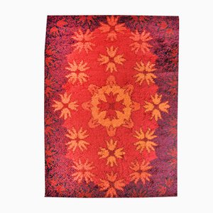 Red Birk Rug from Hammer Taepper, 1970s