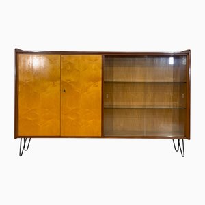 Mid-Century Highboard aus Holz