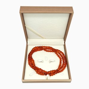 Long Vintage Baltic Amber Necklace