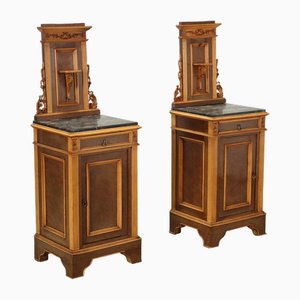 Liberty Nachttische aus Marmor, 2er Set