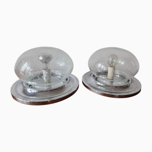 Flush Mounts by Karl Lenz, Germany, 1970s, Set of 2