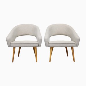 Set of Shell Chairs, Czechoslovakia, 1960s
