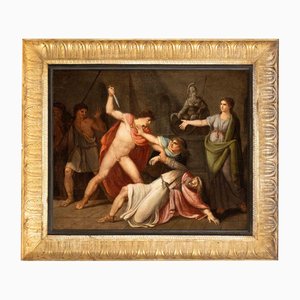 Unknown, The Death of Priam, Oil Painting, Early 19th Century