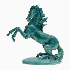 Italian Artist, Horse Sculpture, 1927, Ceramic